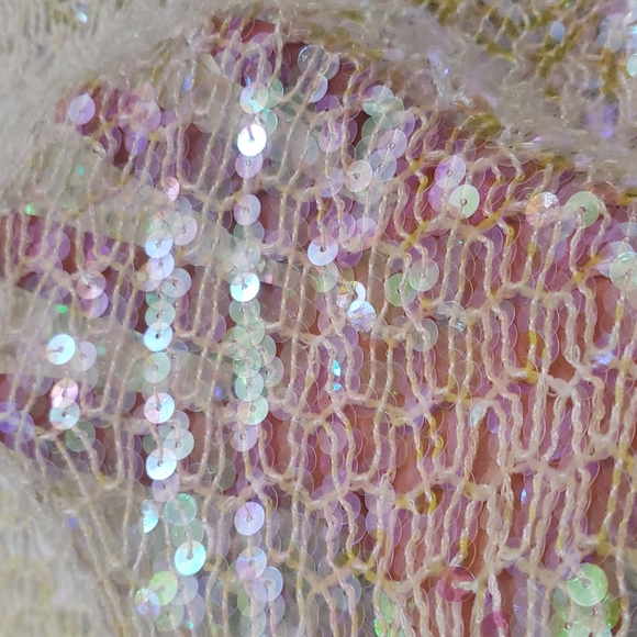 ZARA SEQUIN SWEATER High collar Bloggers favorite - Picture 14 of 16